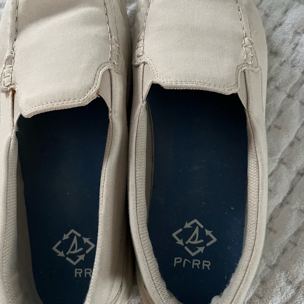 Women’s Sperry Cream Slip-on Loafers